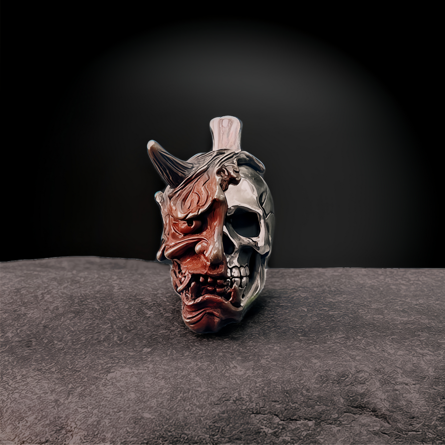 Soul Splitter – Modular Demon Skull Pendant and Knife Bead
