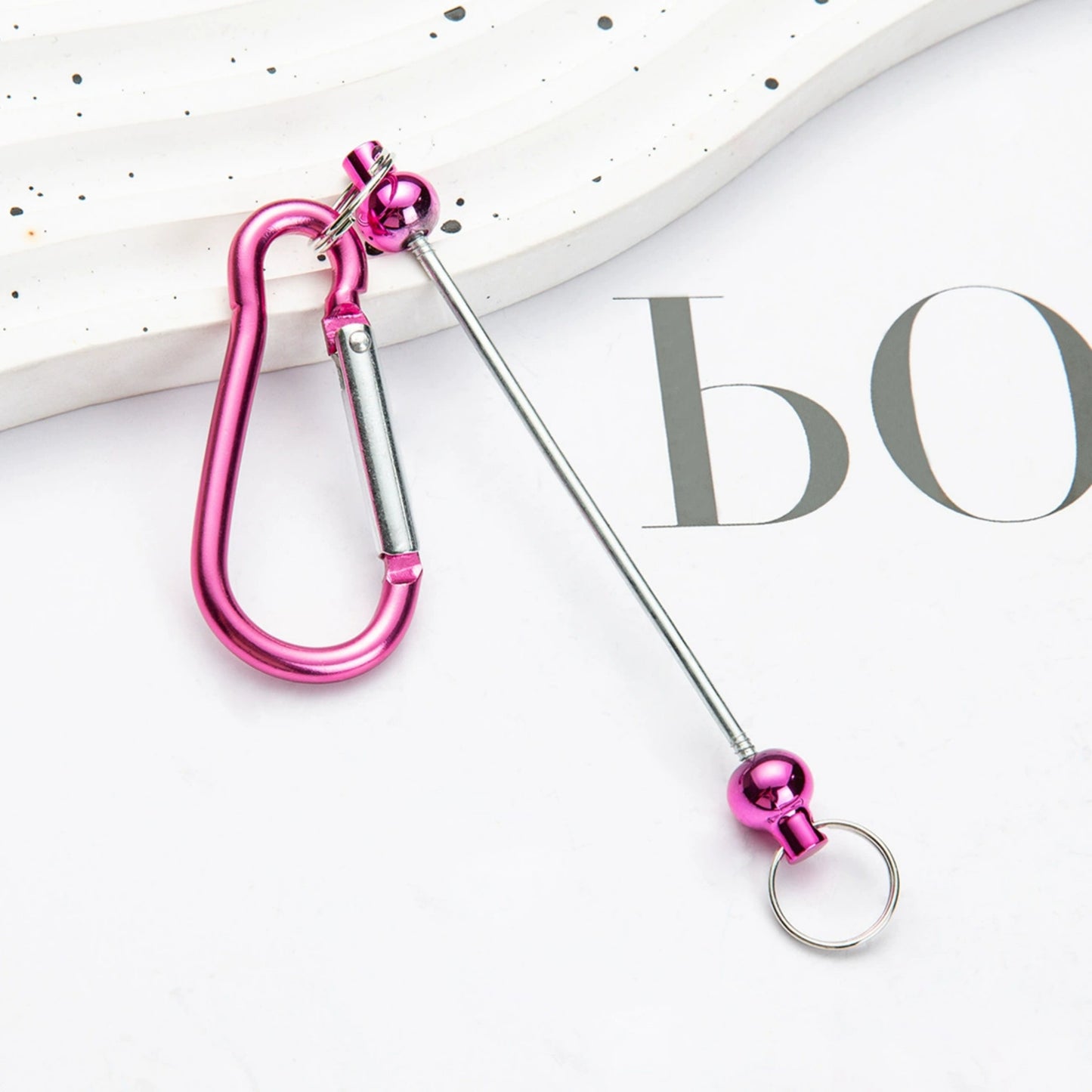 DIY Bead Carabiner Clip – Custom Hook for EDC Charms & Outdoor Gear