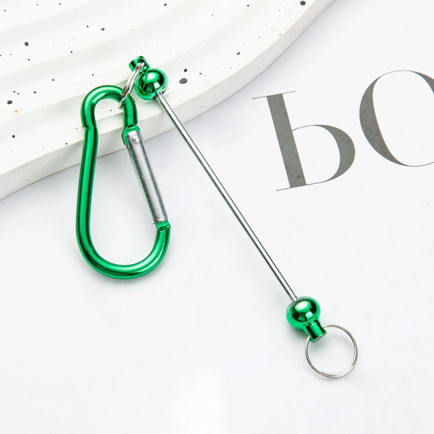 DIY Bead Carabiner Clip – Custom Hook for EDC Charms & Outdoor Gear