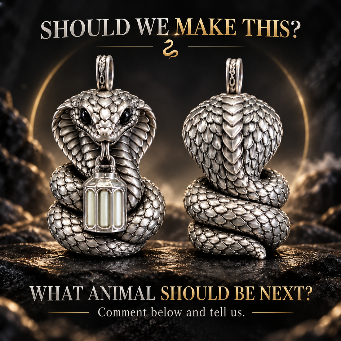 Cobra Snake Pendant Meaning & Animal Jewelry: Our New Design Concept