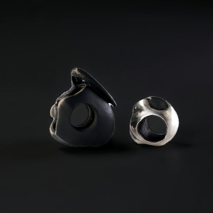 Reaper Soul Split Bead丨Handmade Grim Reaper EDC Bead Pendant for Knife, Paracord, or Keychain