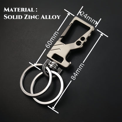 Quick-Release EDC Keychain Clip – Zinc Alloy