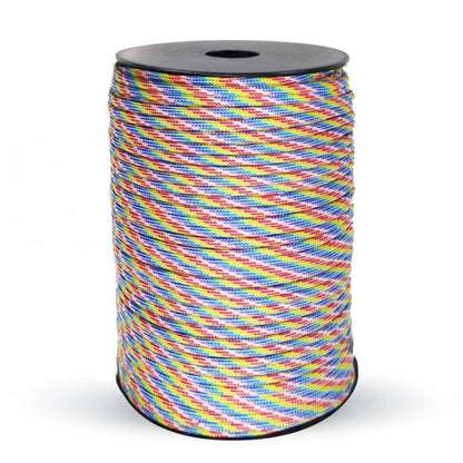 Paracord Rope, 328FT/100M, 4mm, 9 Strand Parachute Cord Nylon Spool for Camping, Clothesline, Hammock, Hiking, Fishing, DIY Crafting