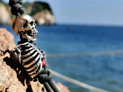 Calavera Trinity – Día de los Muertos Modular Bead Set | Skull, Torso, Heart EDC Beads in Cupronickel