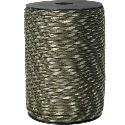 Paracord Rope, 328FT/100M, 4mm, 9 Strand Parachute Cord Nylon Spool for Camping, Clothesline, Hammock, Hiking, Fishing, DIY Crafting
