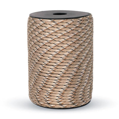 Paracord Rope, 328FT/100M, 4mm, 9 Strand Parachute Cord Nylon Spool for Camping, Clothesline, Hammock, Hiking, Fishing, DIY Crafting