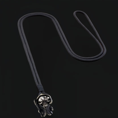 Reaper Soul Split Bead丨Handmade Grim Reaper EDC Bead Pendant for Knife, Paracord, or Keychain