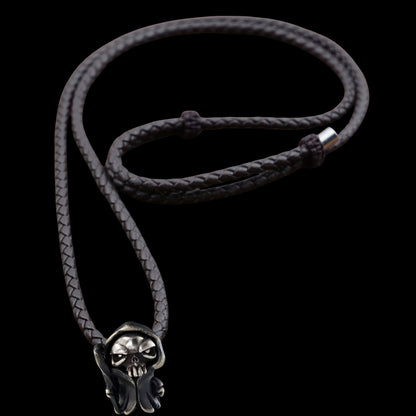 Reaper Soul Split Bead丨Handmade Grim Reaper EDC Bead Pendant for Knife, Paracord, or Keychain