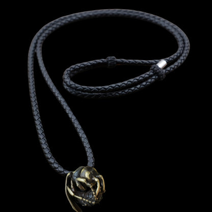 Handmade Bronze Bumblebee Bead – Large EDC Charm for Paracord, Knives & Necklaces