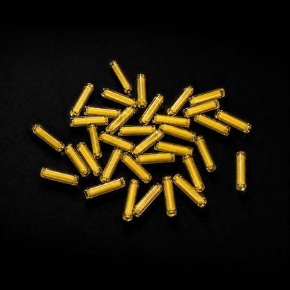 1.5×6mm Micro Glow Tubes — Tritium & Rechargeable Glow Glass Inserts