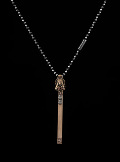 Magic necklace丨Anubis Luxury Rod+3mm Silver Bead Chain