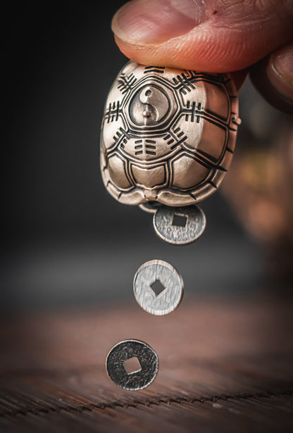 S925 Silver Answer Shell – A Pocket Oracle for Peace, Insight & Play