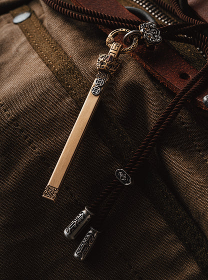 Magic necklace丨Pixiu Luxury Rod + Dragon Weave Silver Rope Chain