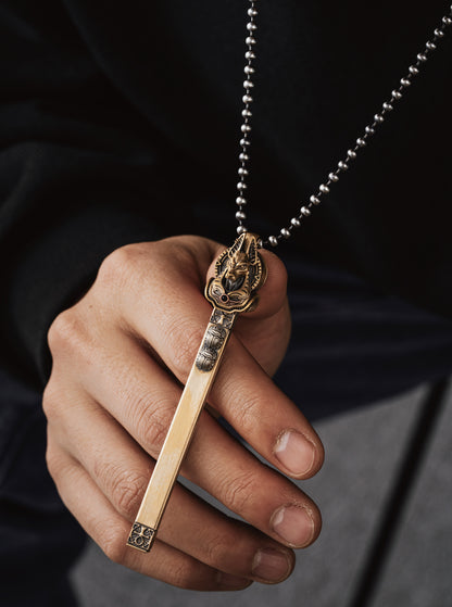 Magic necklace丨Anubis Luxury Rod+3mm Silver Bead Chain