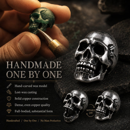 The Last Laugh Skull Bracelet— Silver Skull Edition