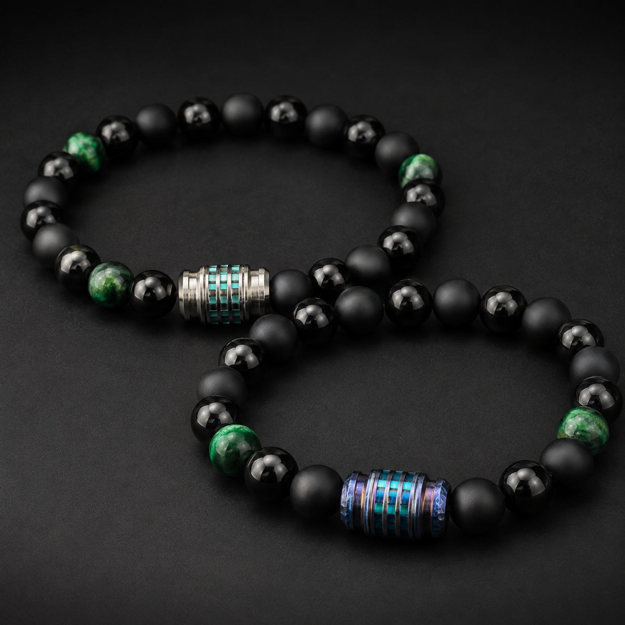 Mechanical Titanium Glow Core Bracelet