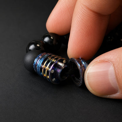 Mechanical Titanium Glow Core Bracelet