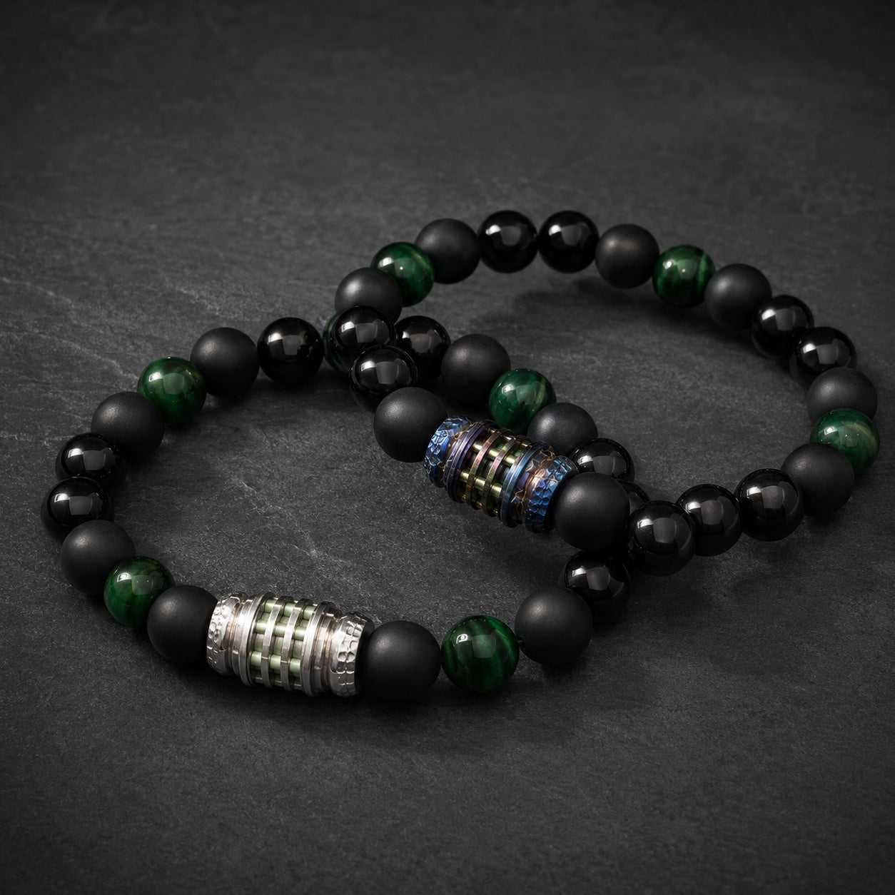 Mechanical Titanium Glow Core Bracelet