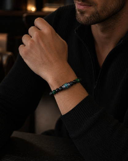 Mechanical Titanium Glow Core Bracelet