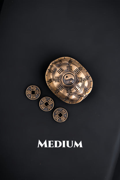 Brass Answer Shell – A Pocket Oracle for Peace, Insight & Play