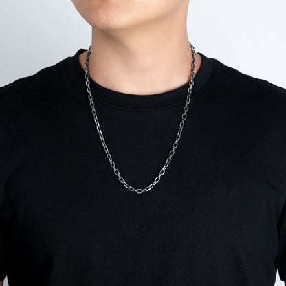 S925 Sterling Silver Hook Chain – 3mm / 4mm / 5mm Handmade