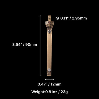 Magic necklace丨Pixiu Luxury Rod + Dragon Weave Silver Rope Chain