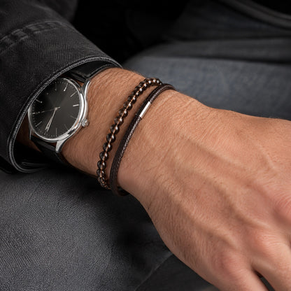 Natural Deep Smoky Quartz Bracelet | 7A Quality