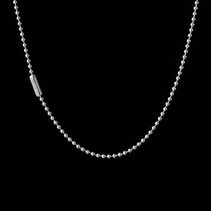 S925 Sterling Silver Ball Chain For Necklaces - 3mm丨DIY Handmade Jewelry Supplies