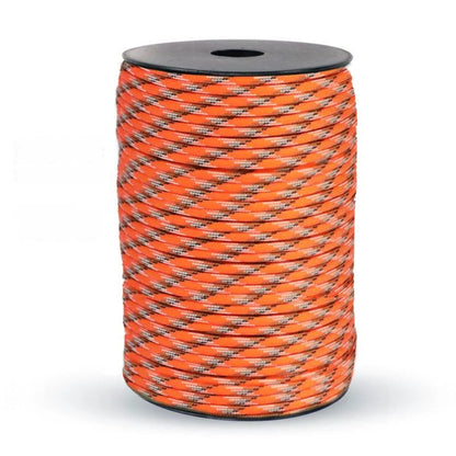 Paracord Rope, 328FT/100M, 4mm, 9 Strand Parachute Cord Nylon Spool for Camping, Clothesline, Hammock, Hiking, Fishing, DIY Crafting