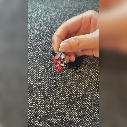 Soul Splitter – Modular Hannya Oni Mask & Skull Pendant | Gothic Necklace & EDC Knife Bead