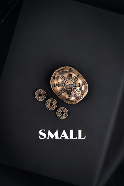 Brass Answer Shell – A Pocket Oracle for Peace, Insight & Play